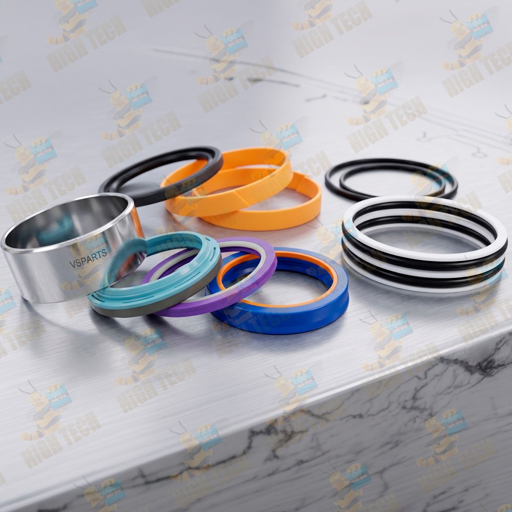 336E8023 kit de reparo de vedações para cilindro hidráulicos retroescavadeiras jcb