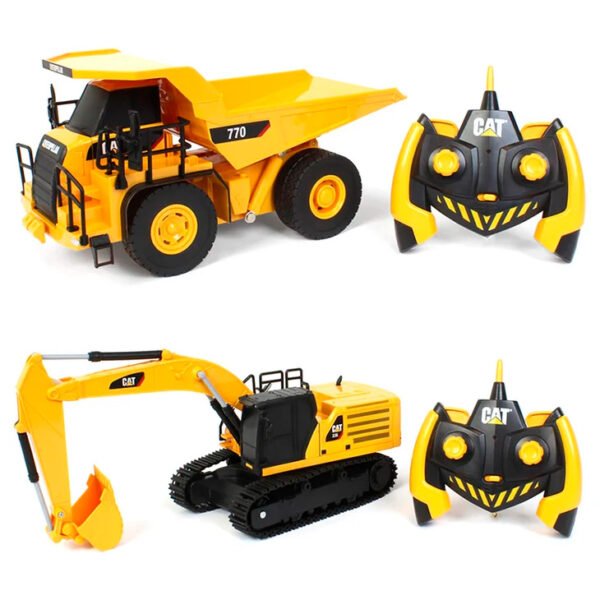 COMBO Escavadeira Hidráulica CAT 336 1:35 + Caminhão de Mineração 770 – Diecast Masters