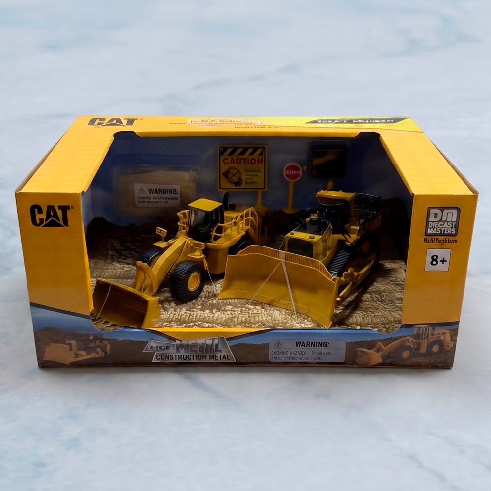 84650A2 84650A Miniatura Combo Carregadeira 988H + Trator de Esteira D11T 1:64